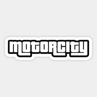 Motor City Sticker